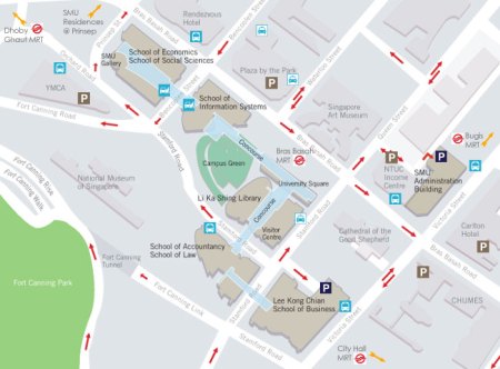 SMU campus map