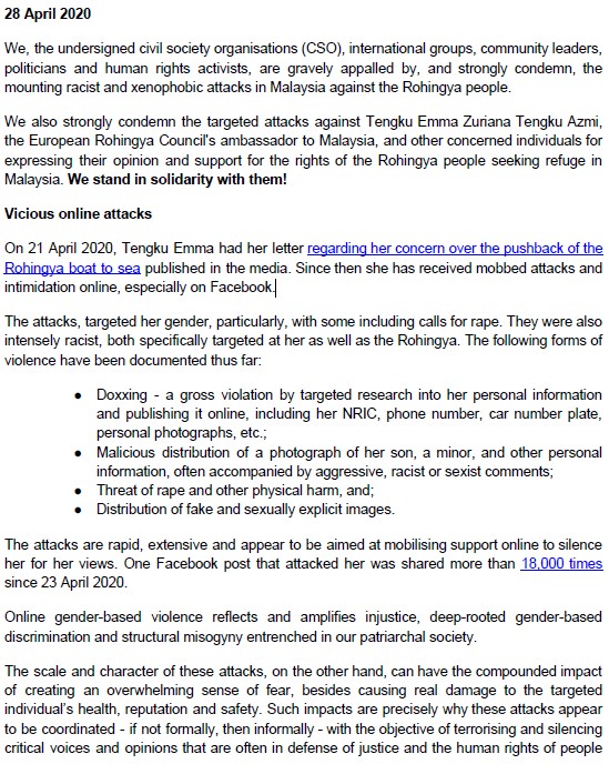 28 Apr 2020 Statement 1